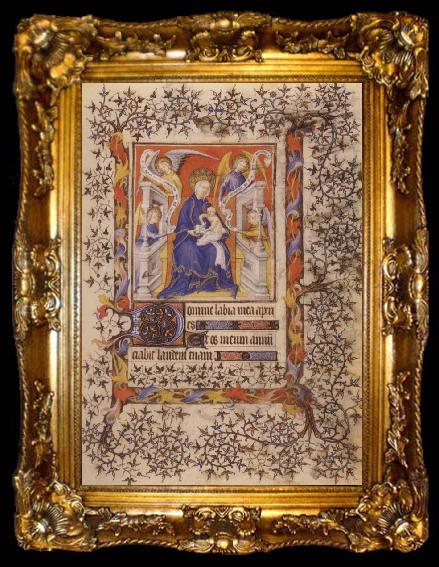 framed  unknow artist Book of Hours of the Use of Rome, ta009-2